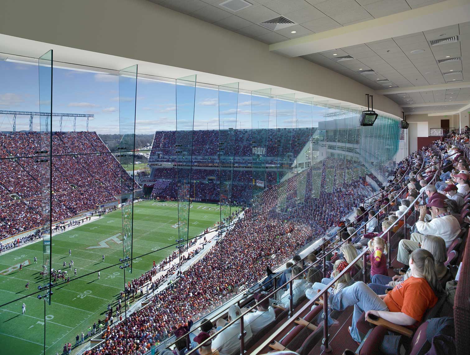Virginia Tech Lane Stadium  | Maylone Architectural Photo
