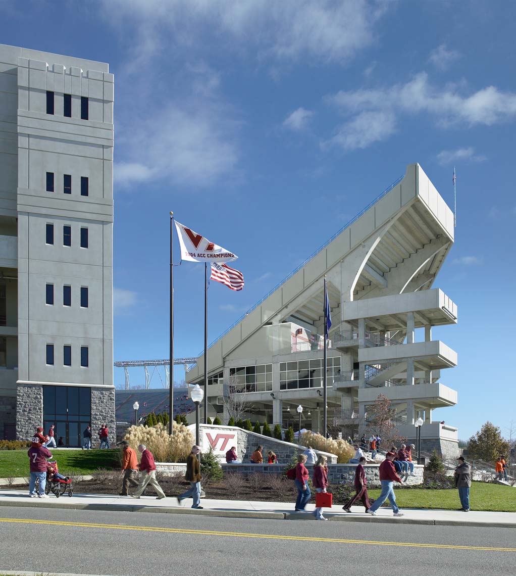 Virginia Tech Lane Stadium  | Maylone Architectural Photo