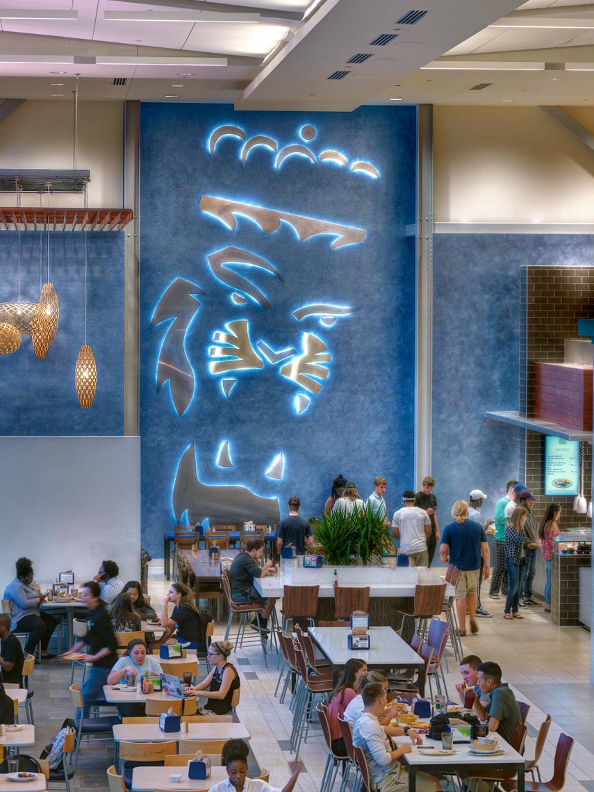 Old Dominion University Broderick Dining | Maylone Architectural Photo